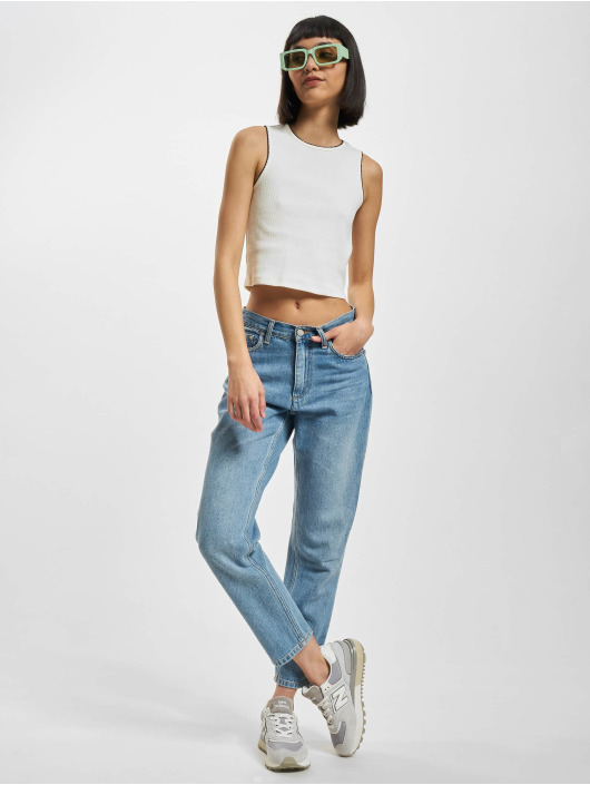 Only Tops sans manche Kerry Stitch blanc